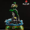 One six scale statue of Tommy the Green Ranger from Power Rangers made by the french collectibles studio Kami Arts with Tommy calling his Dragonzord
