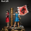 Collectible 1:6 statue of the manga Kingdom representing king Ei Sei and warrior Shin and available on Kami-Arts.com (2)