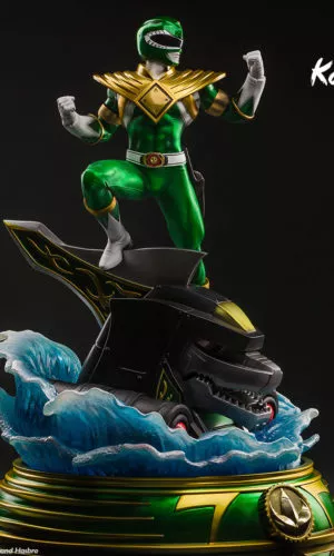 One six scale statue of Tommy the Green Ranger from Power Rangers made by the french collectibles studio Kami Arts